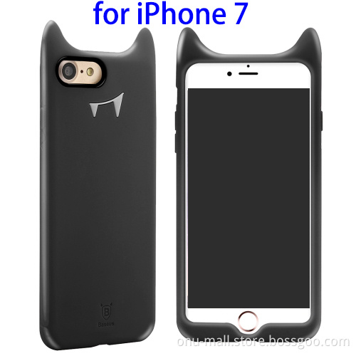 Free Sample Phone Case Soft Silicone Rubber Cover for iPhone 7